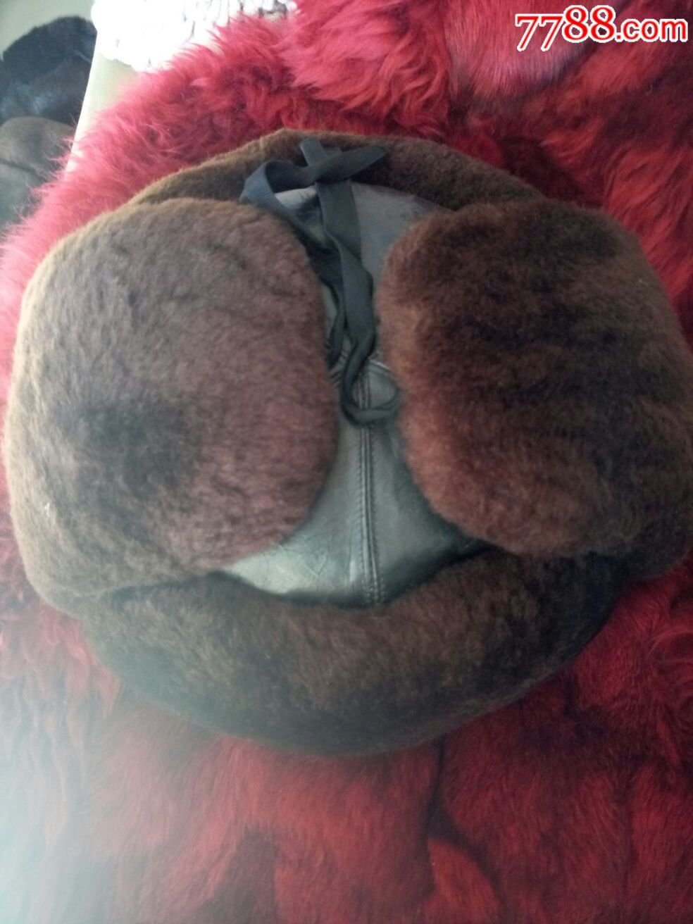 全新老式皮顶羊剪绒-帽子-7788商城__七七八八