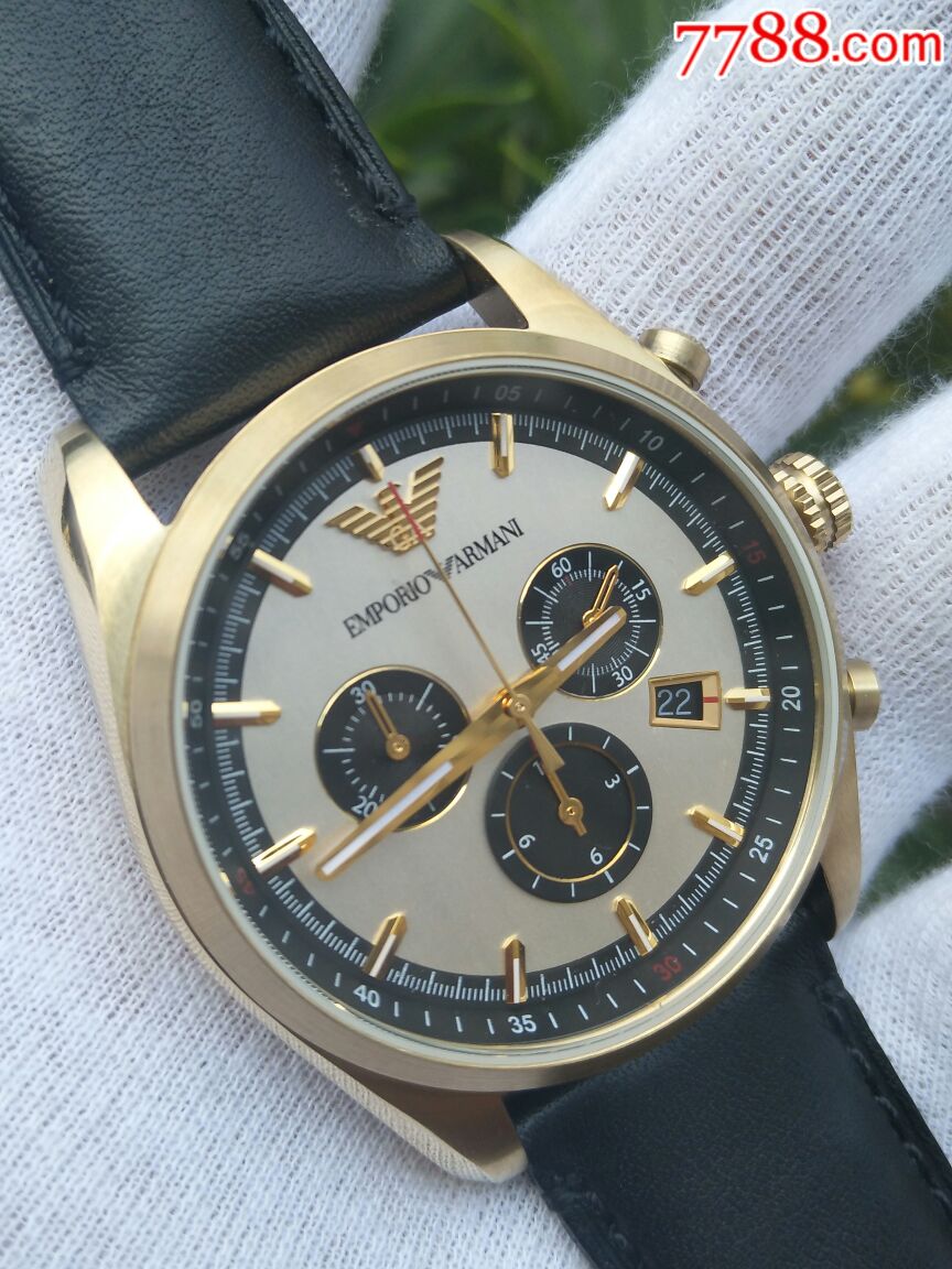 库存阿玛尼石英男表