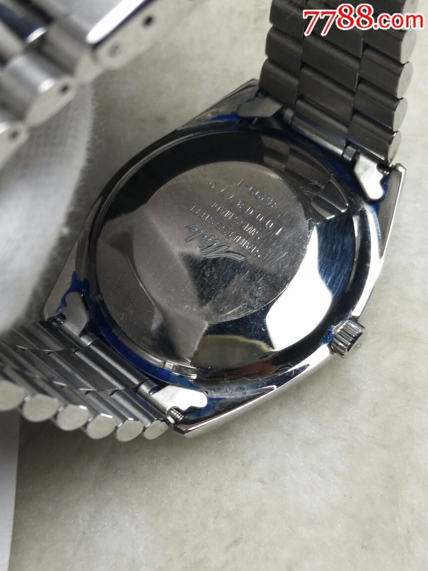 库存美度粉盘2836机芯自动男表