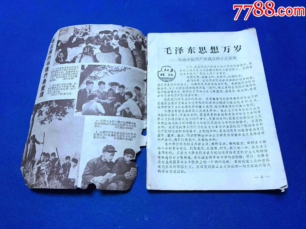 红色文献:1966年《农村青年》半月刊(13,14合刊)