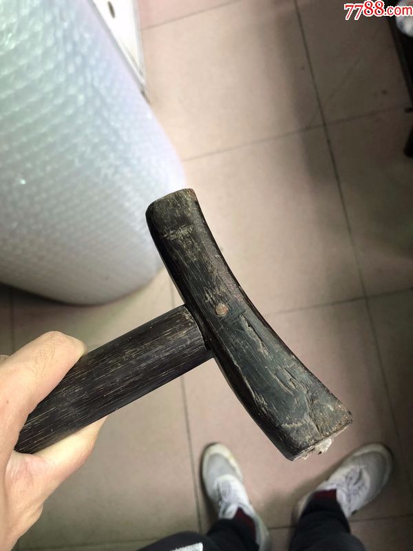 民国铁力木拐杖