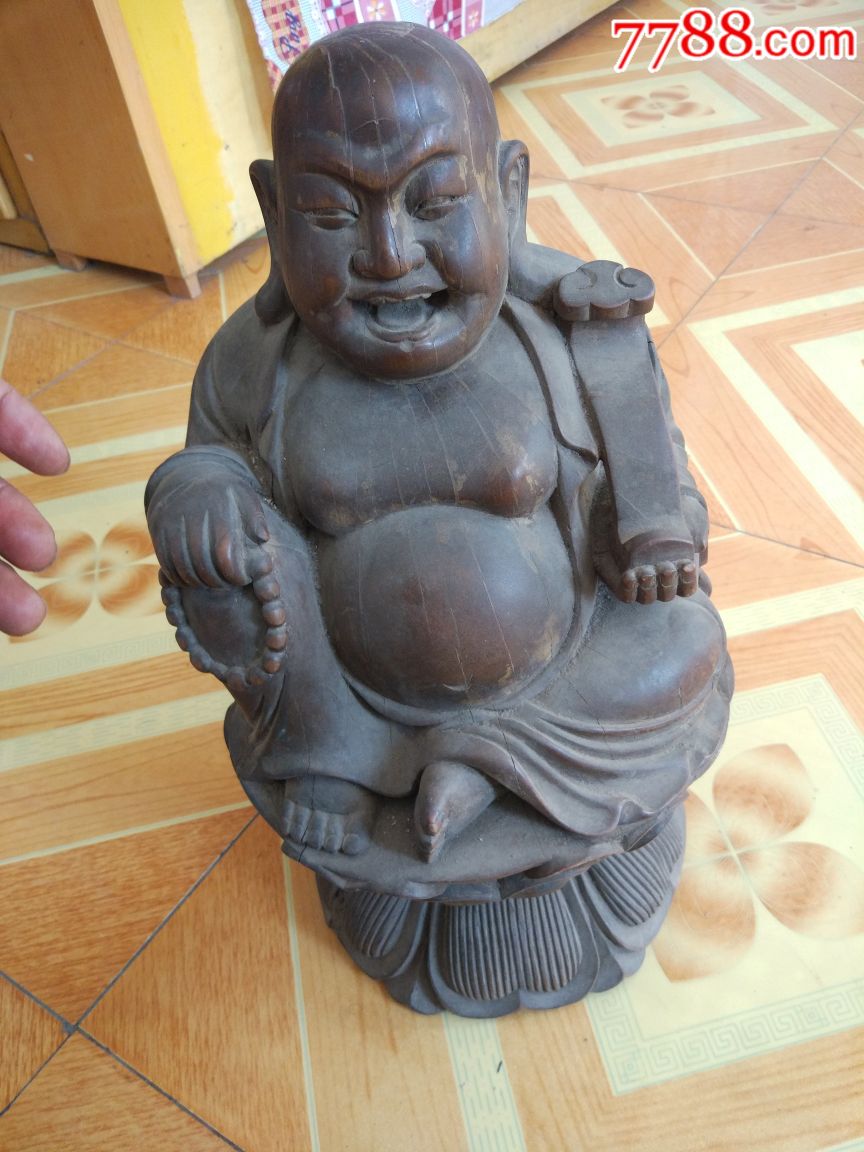 木雕弥勒佛,_价格26000.0000元_第1张_7788收藏__中国收藏热线