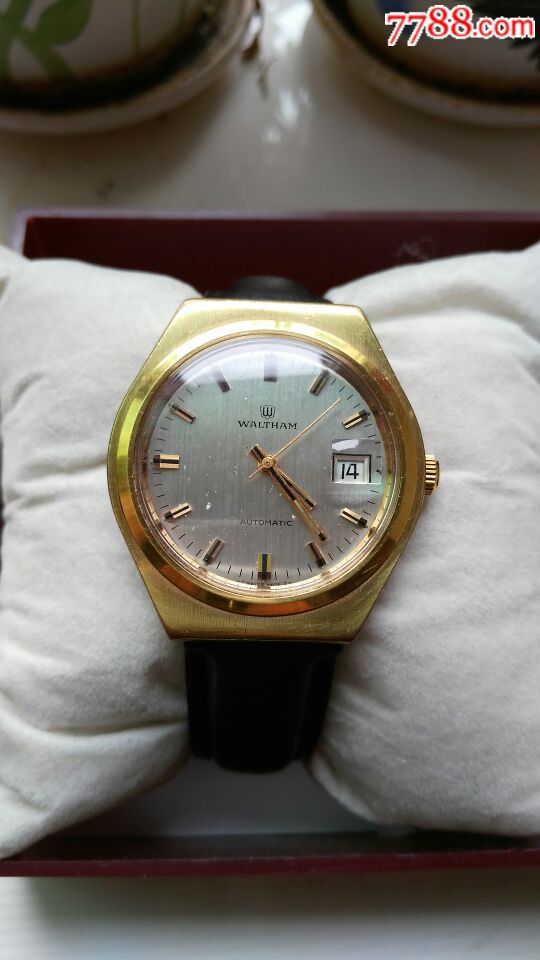 大表径37毫米瑞士二类名表华生包金自动男表