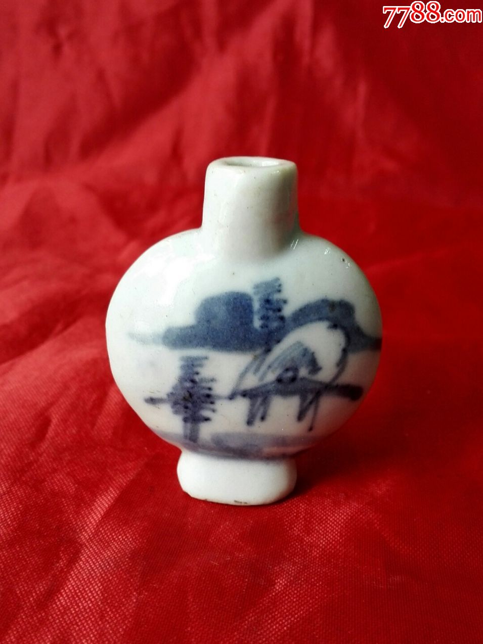 【明代】青花鼻烟壶