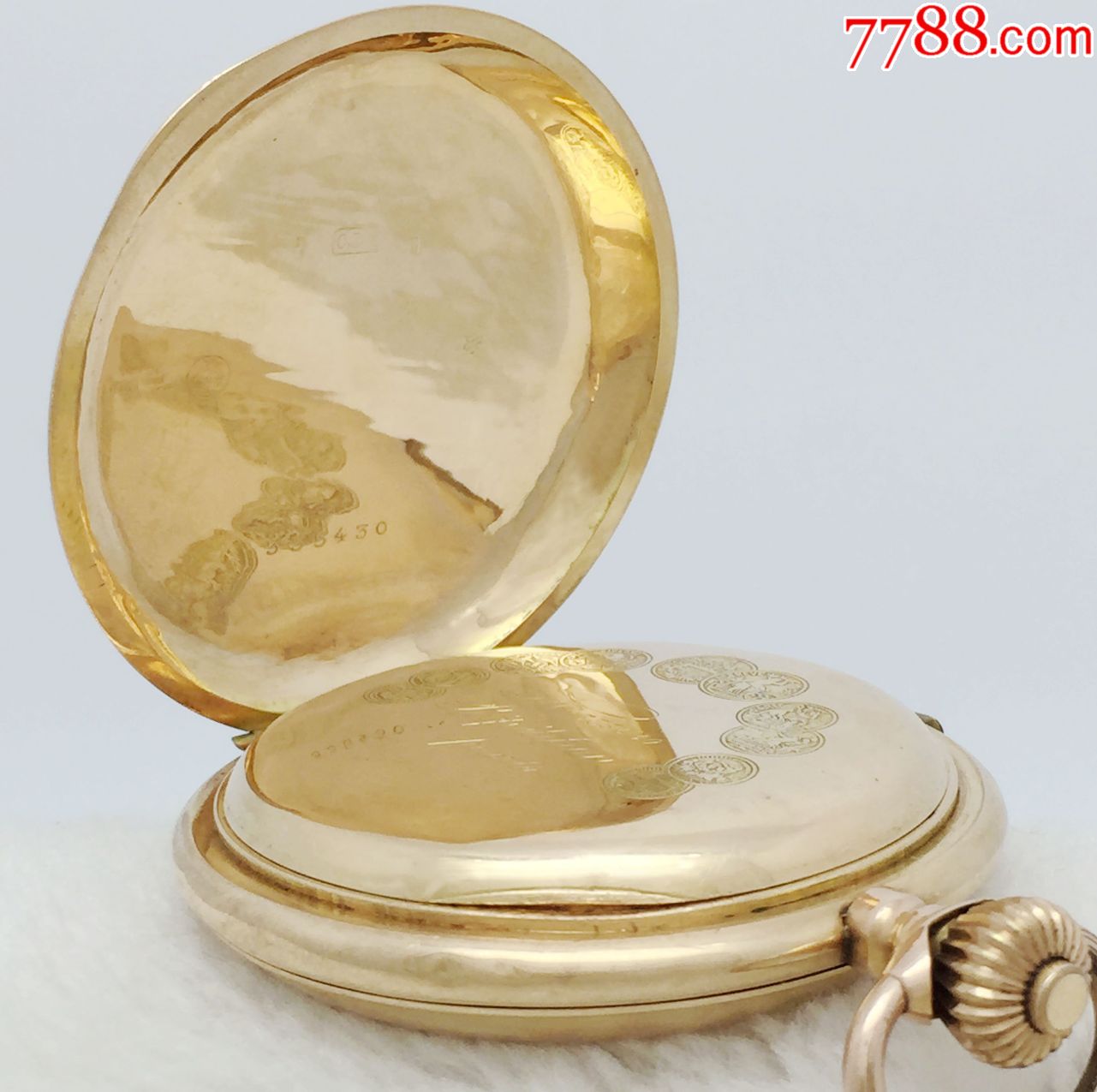 上品生活--18*5年拉菲尔二问表怀表猎表14k实金