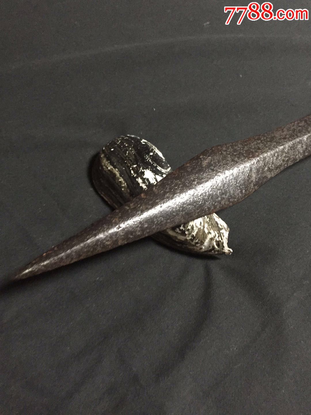 52厘米超规矩铁八宝铁枪低价出售