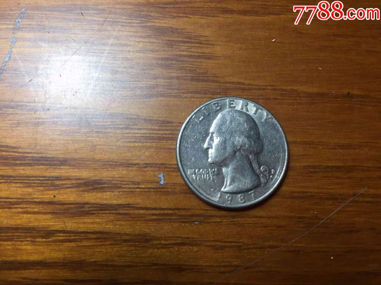 25美分一枚(1987年,流通品)
