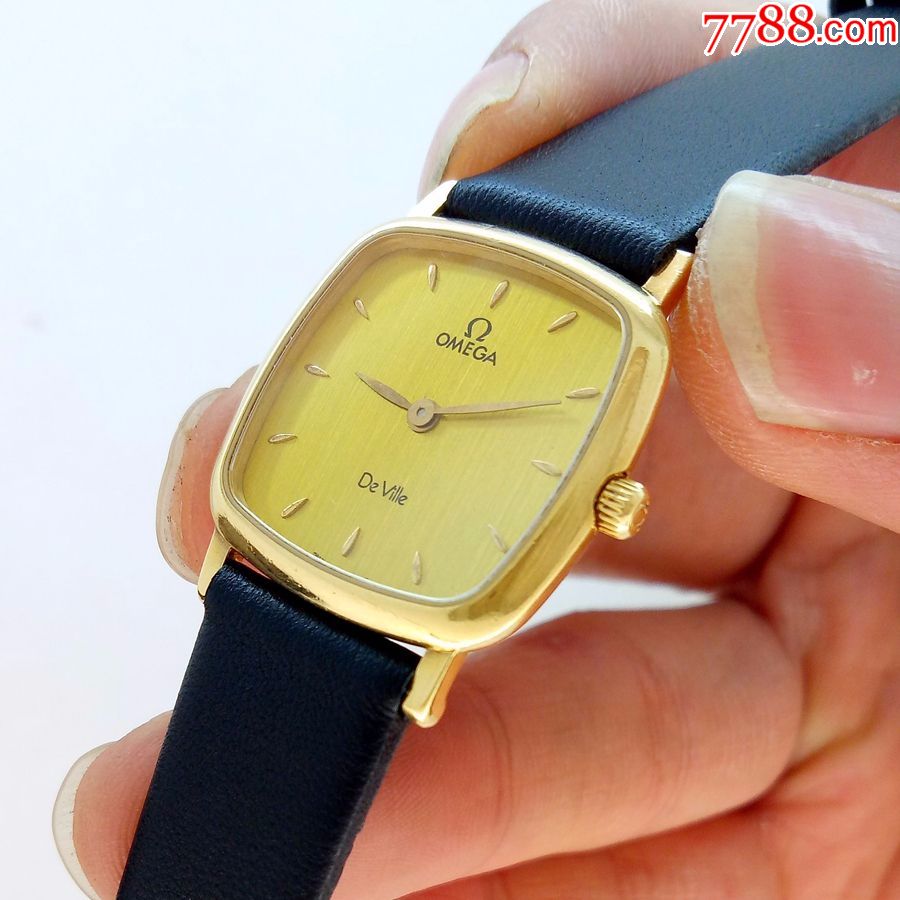 贵金属瑞士欧米茄750—18k石英女表,优雅富美款