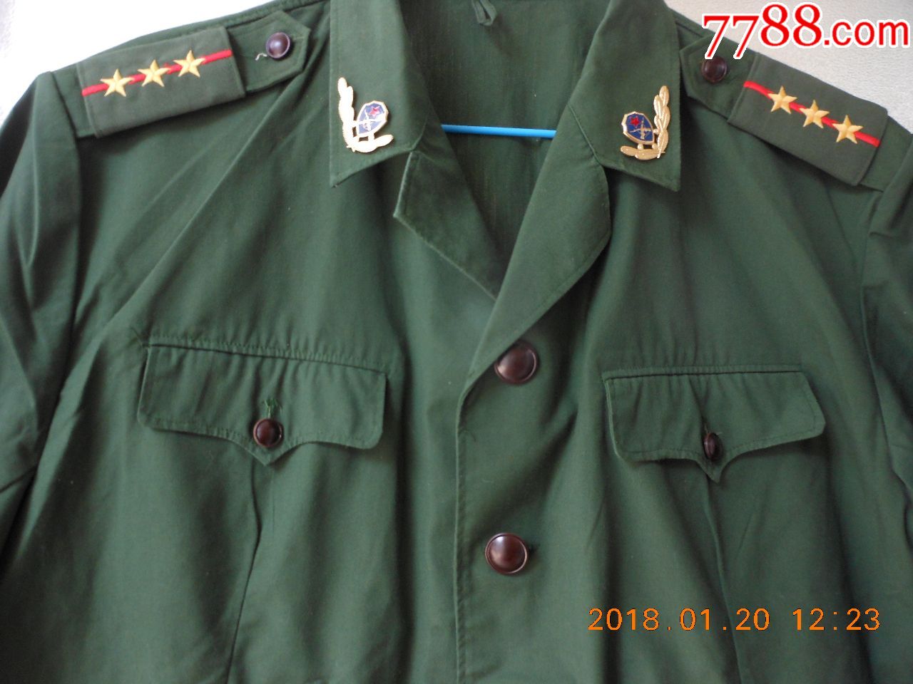 87橄榄绿作训服上衣3型2号
