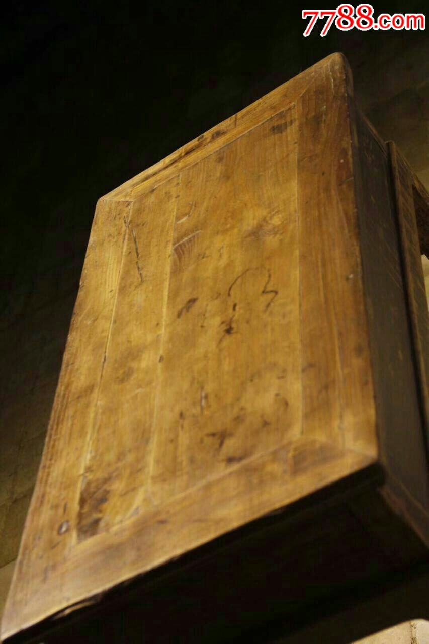 书桌一张木质榆木全品尺寸长95宽47高85厘米