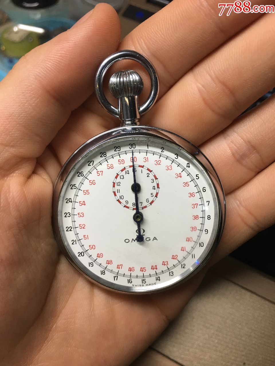 欧米茄手动机械计时码表