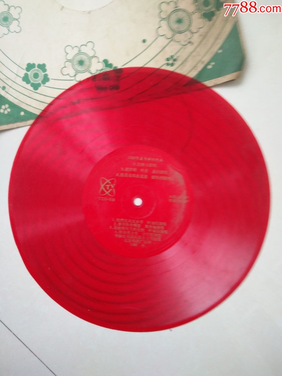 大薄膜唱片-1987年春节联欢晚会(1张2面)