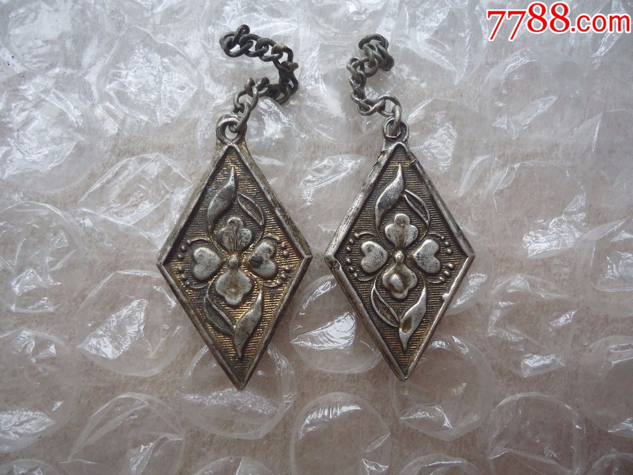 民国"银耳坠"一对