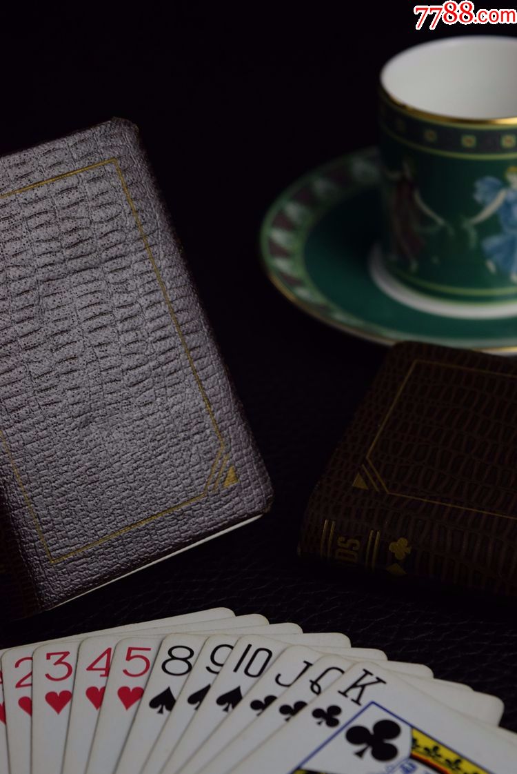 欧美古董收藏品美国家庭娱乐桥牌老扑克2副性价比高经典推荐