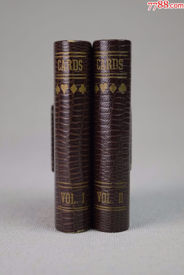 欧美古董收藏品美国家庭娱乐桥牌老扑克2副性价比高经典推荐