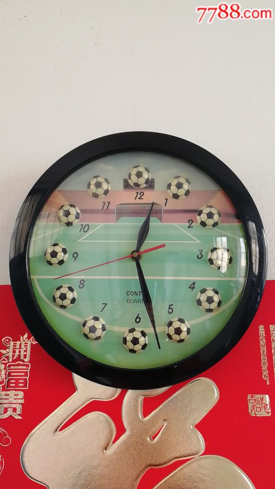 足球石英钟,正常使用