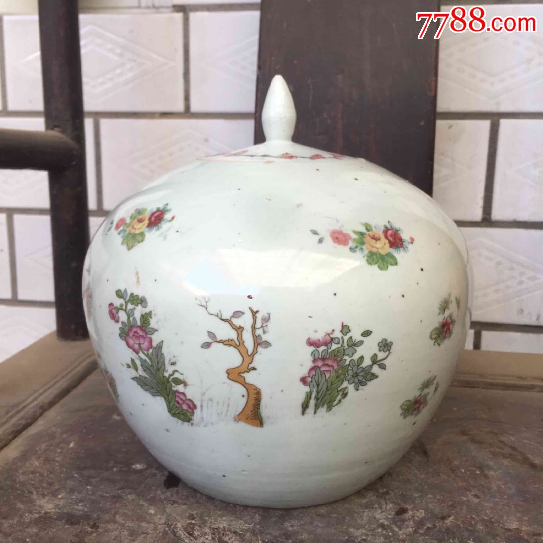 民国刘恒丰冬瓜罐全品-se58235442-彩绘瓷/彩瓷-零售-7788收藏__收藏