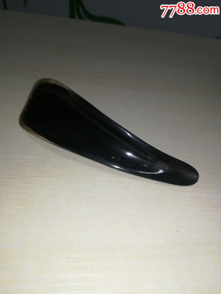 天然牦牛角刮痧板刮脸板茶勺鞋拔子美容院刮痧筒刮痧棒