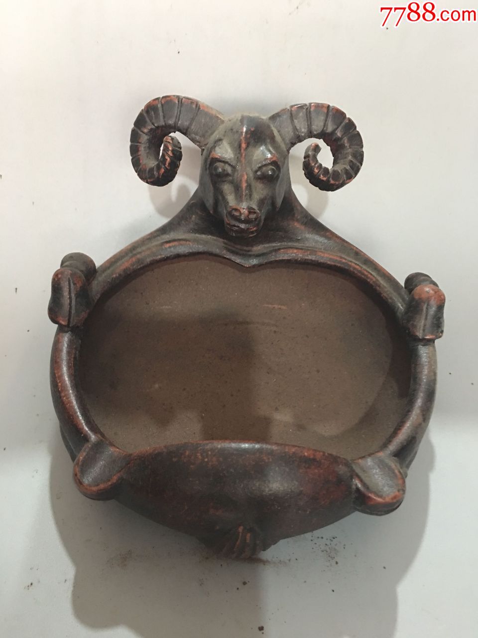 才回收一个牛纹笔洗