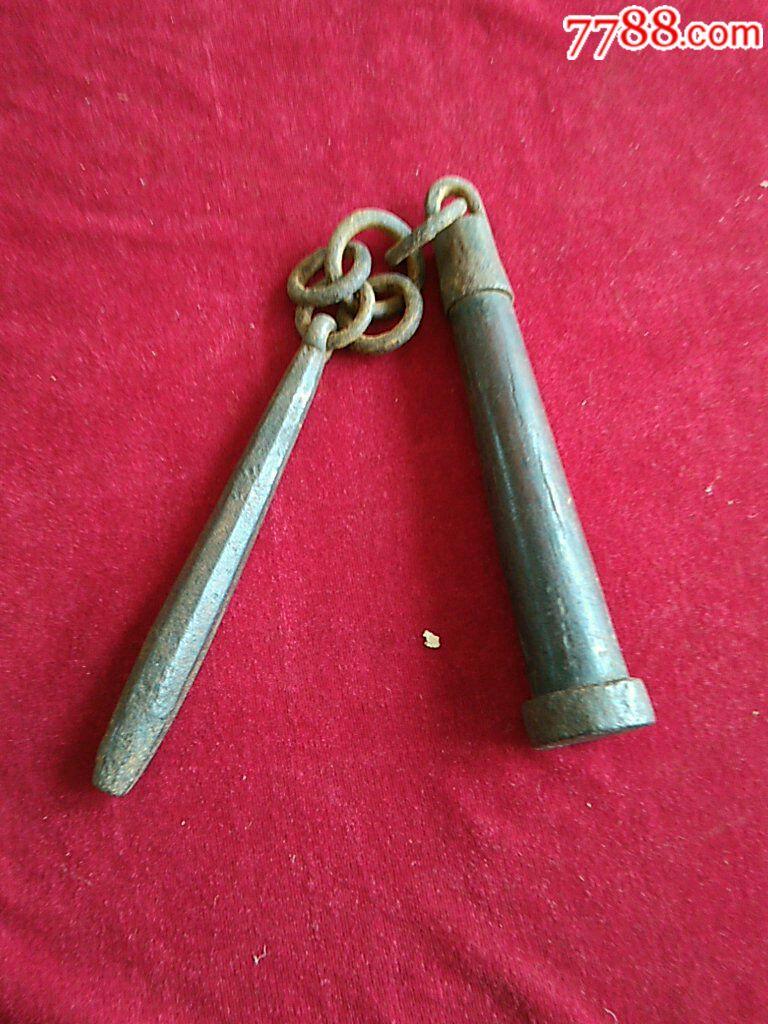 清代武术用单节铁鞭