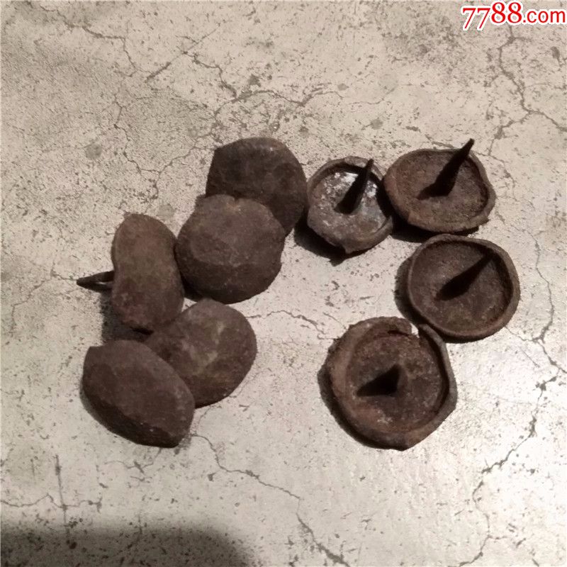 少见古代用的饱经沧桑老钉子老包浆老物件藏民俗展示老铁器