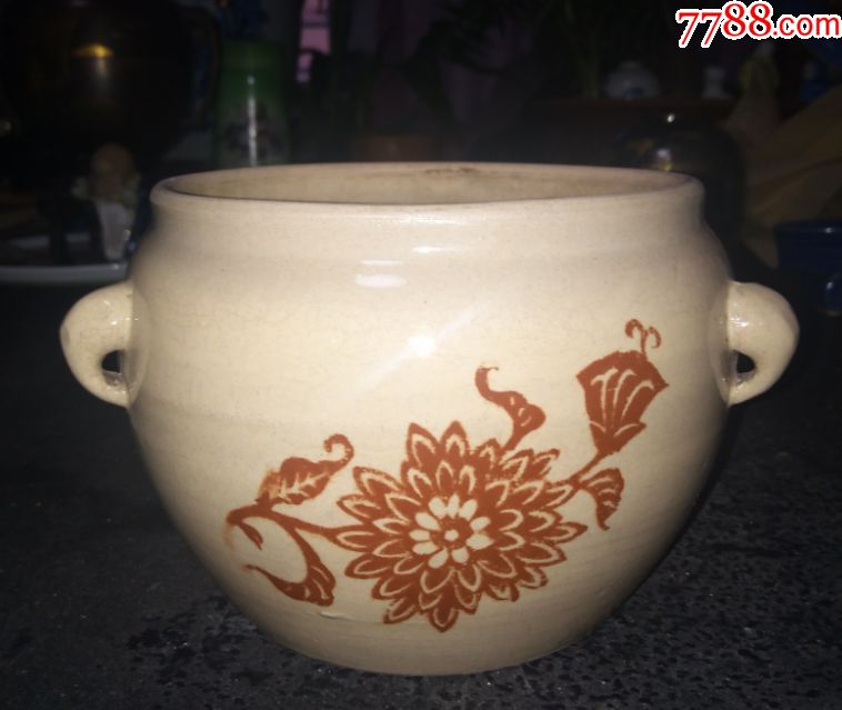 民国双面花四系罐