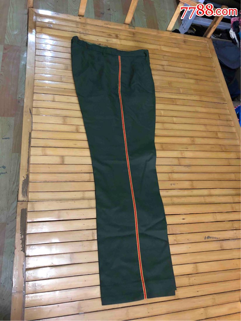 夏季凡立丁橄榄绿裤子