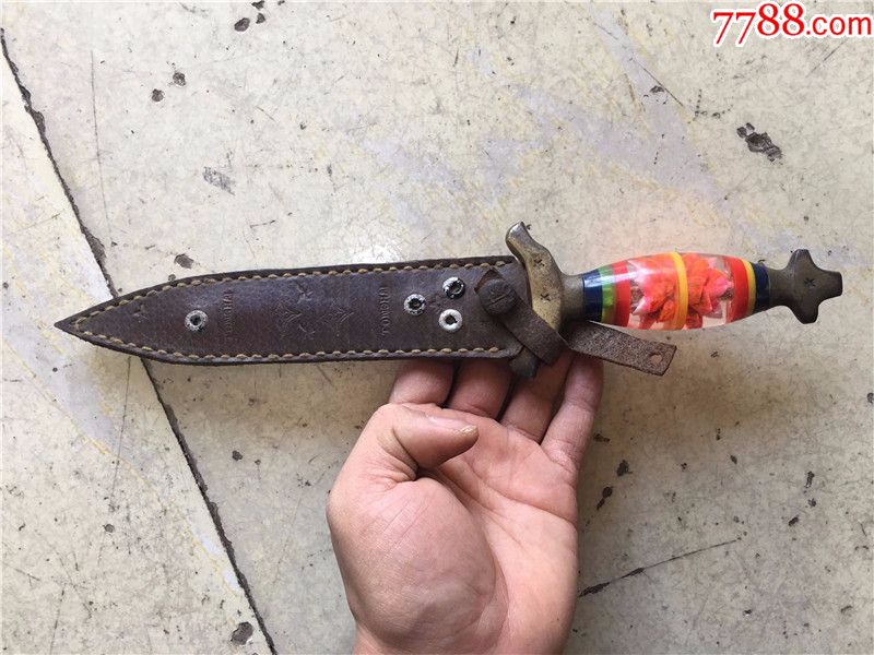 古玩杂项真品自卫反击老刀子标本摆件民俗遗产老工具重器看懂买