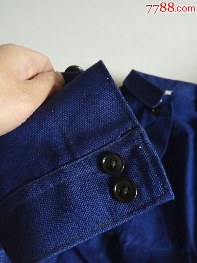 70年代劳动布材质工作服--全新十品