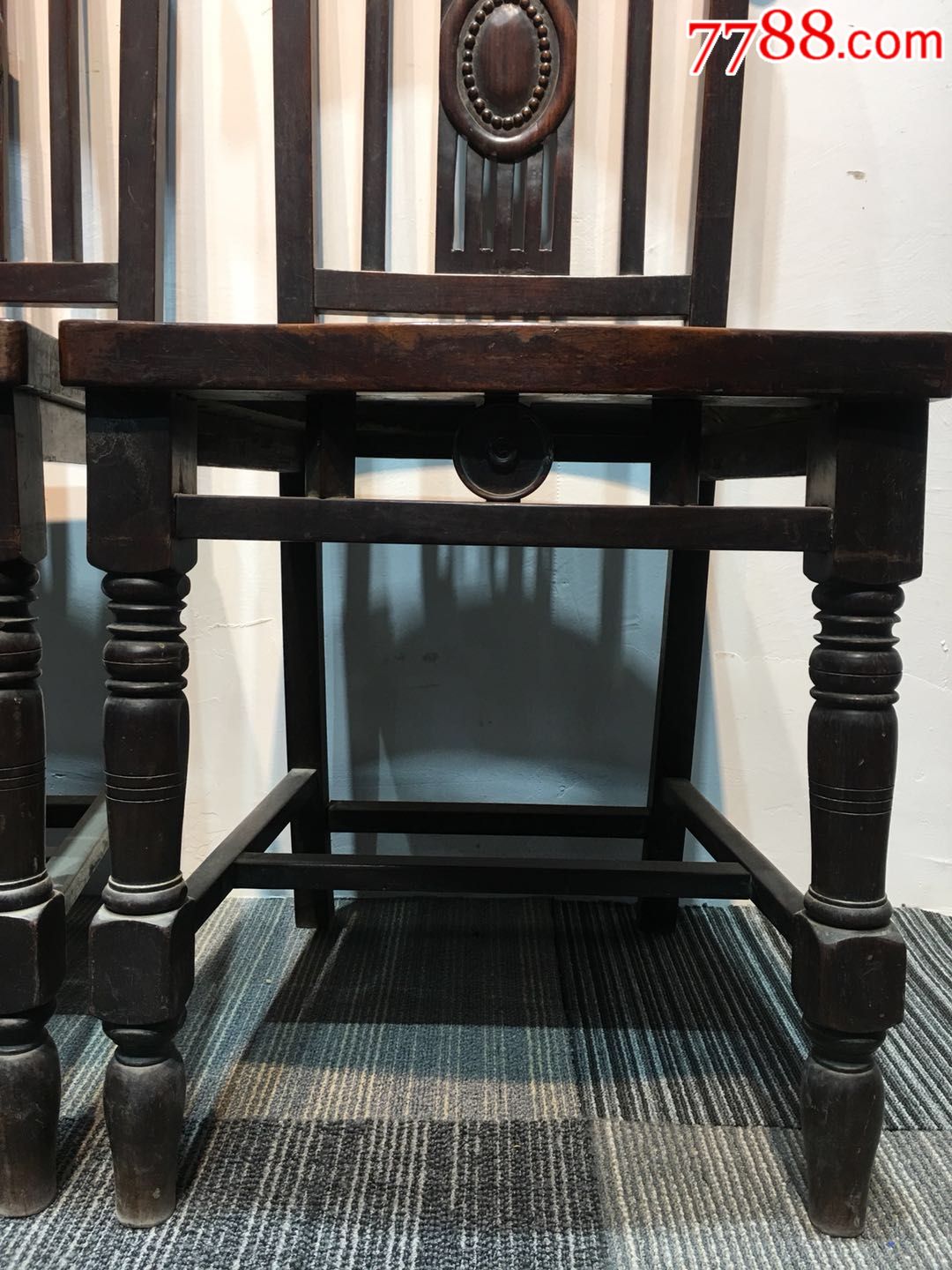 民国时期,酸木靠背椅