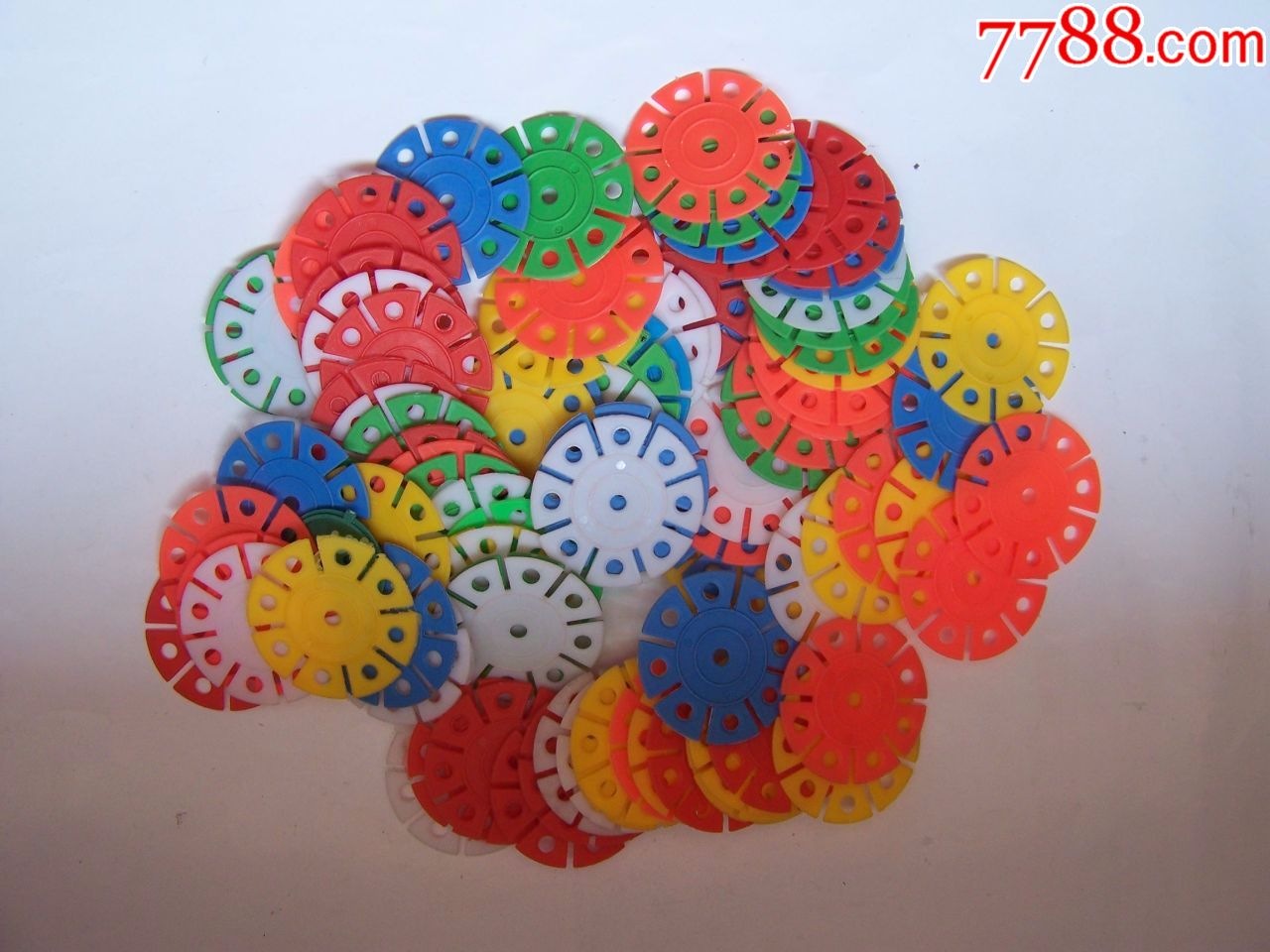 老玩具,雪花积木(90多个),所有件都在图1上