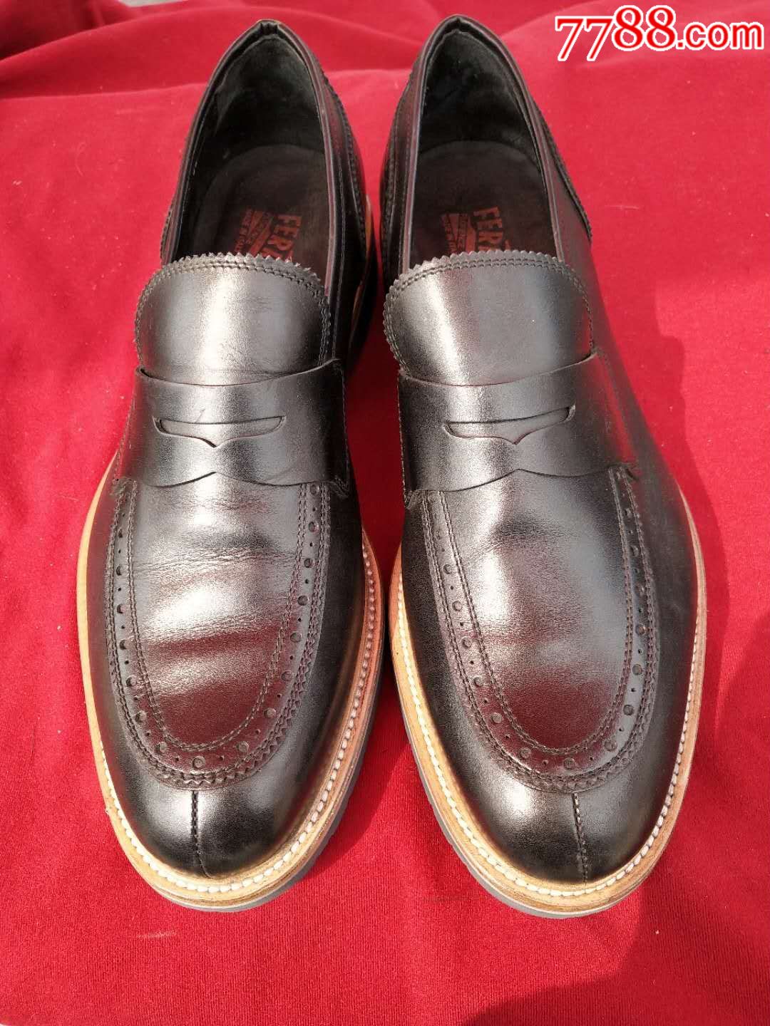 世界顶级品牌,菲拉格慕男鞋,44码