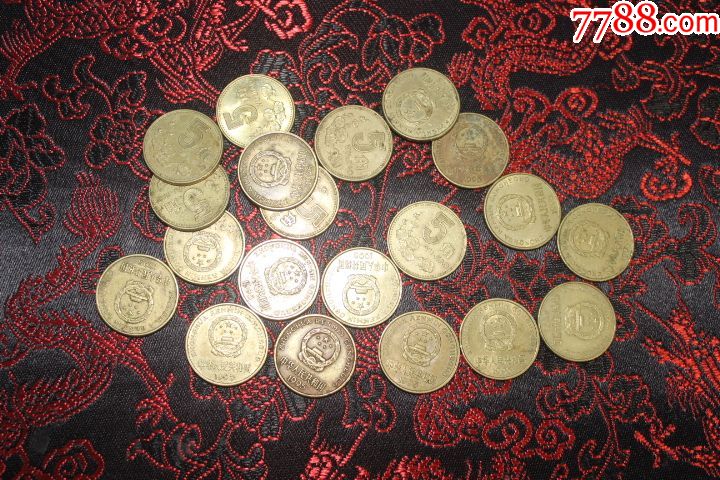 95年梅花5角,流通中好品,20只一件.(12.13)_價格40.