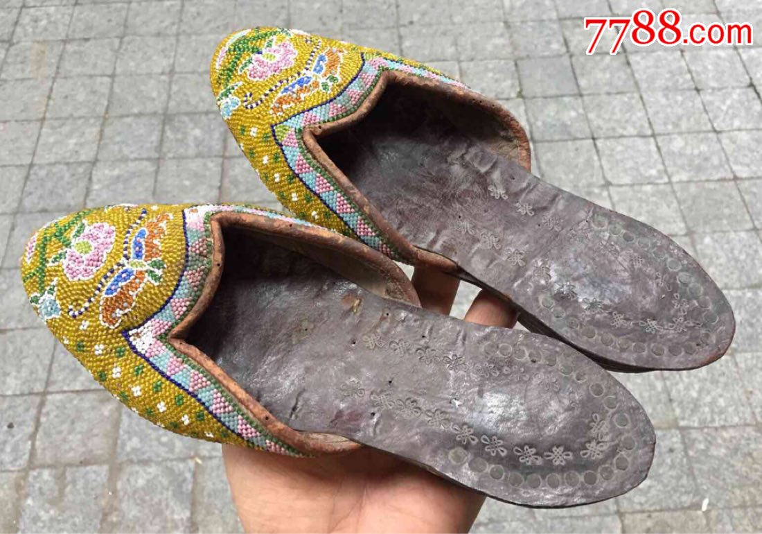 蝶恋花五彩珠鞋