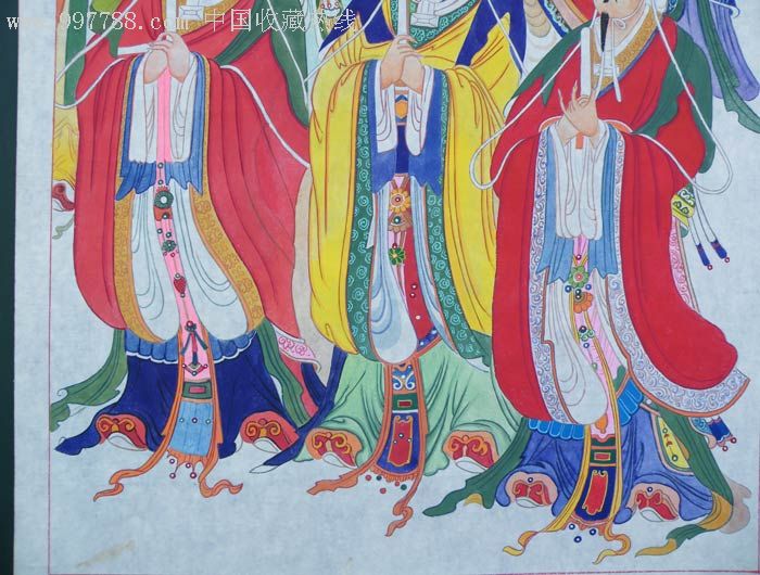 道教壁画《西八天帝》(72)