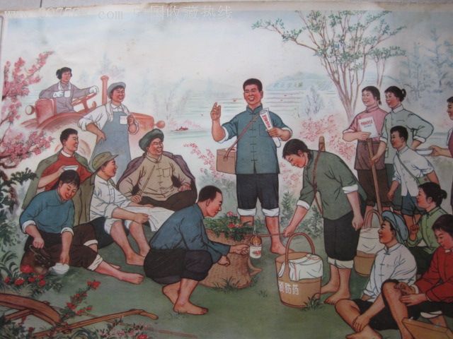 把医疗卫生工作重点放到农村去_年画/宣传画_难忘的年代【7788收藏