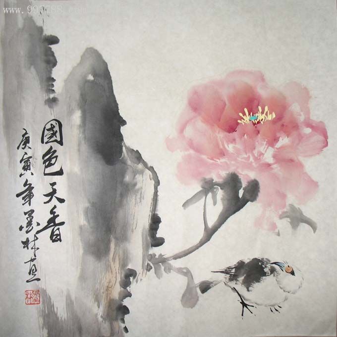 墨林写意花鸟小品0544-au1601878-花鸟国画原作-加价-7788收藏__收藏