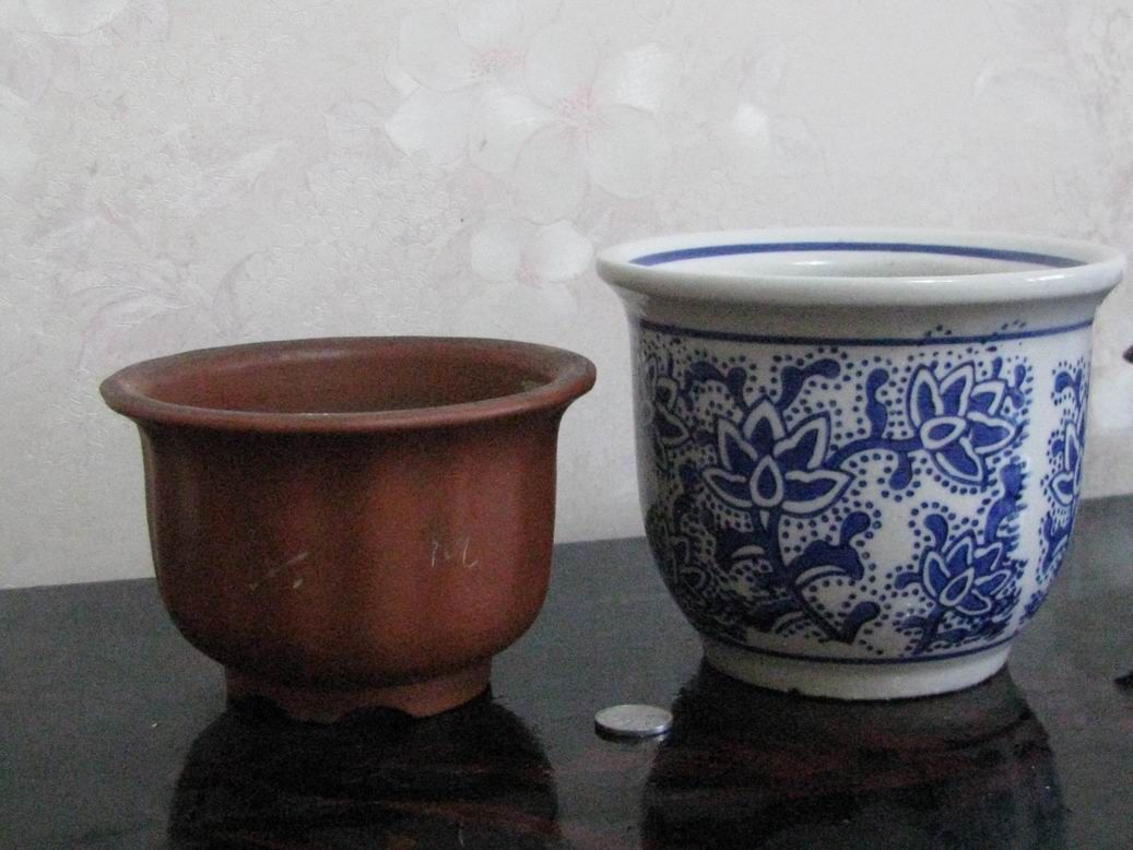 老的花盆两只-au1943907-青花瓷-加价-7788收藏__收藏热线