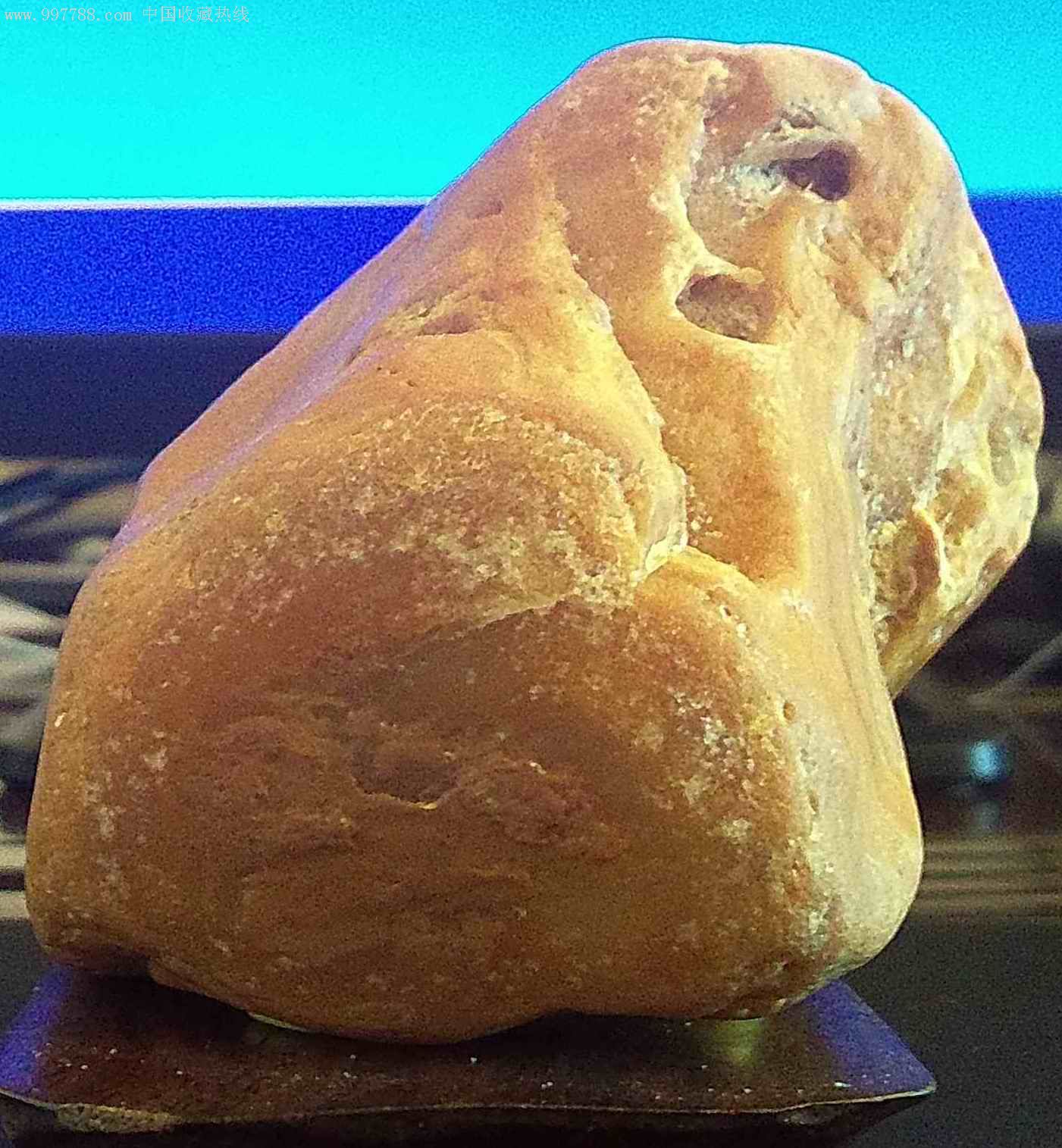 "黄玉石"超低拍(527g)_黄蜡石/蜡石_产地图片_收藏价值_7788奇石收藏