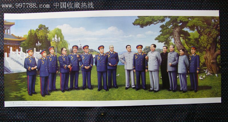 刘宇一刘浩眉合绘八一颂_宣传画_喜上眉梢【7788收藏__收藏热线】