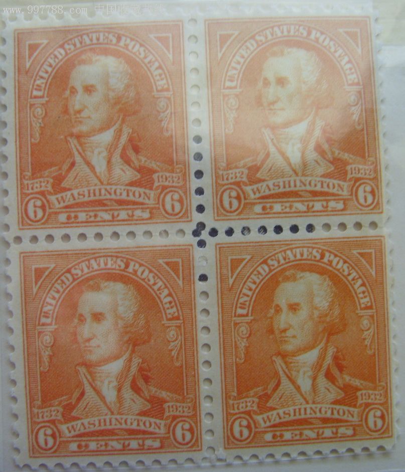 美国总统邮票(华盛顿)1932年
