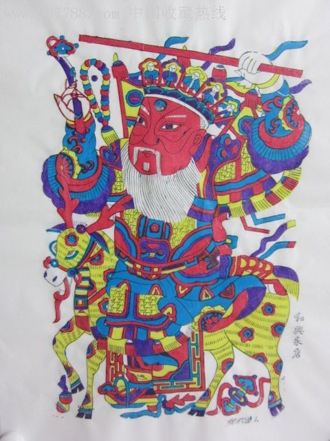 山东潍坊杨家埠木板年画