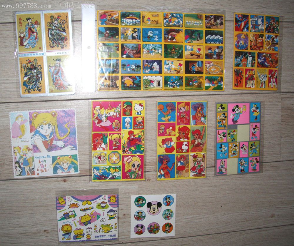 各种80年代贴画处理一批