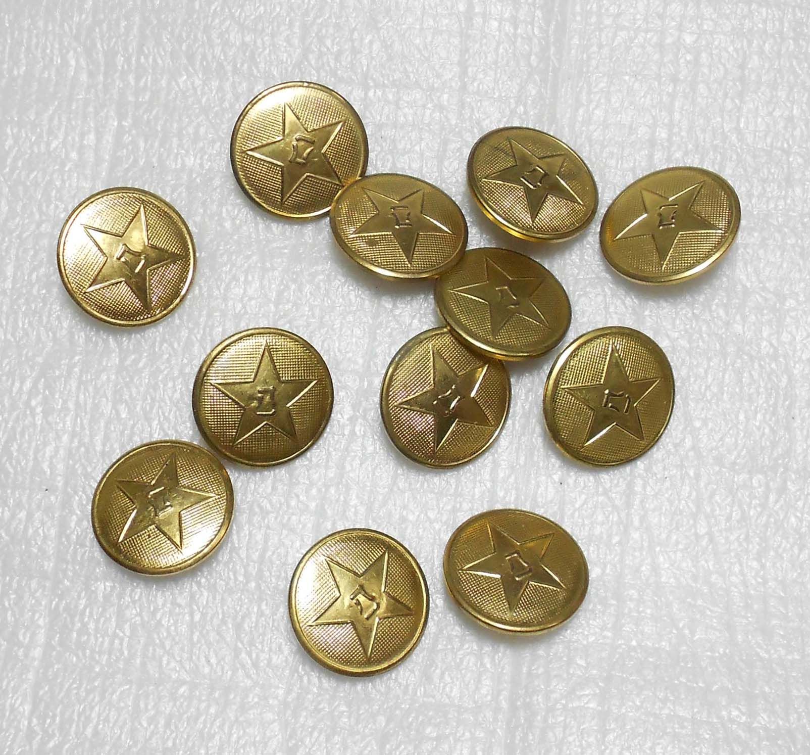 八一衣扣12个【八十年代的