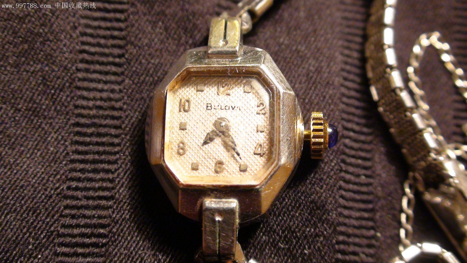 美国高端21钻bulova宝路华10k包金女表-au3654571-手表/腕表-加价