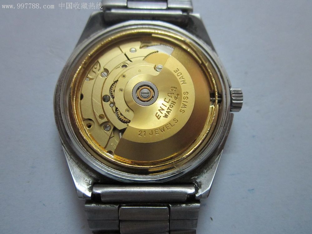 很新的英纳格男装全自动机械手表!机芯型号:2158/2846!机芯很新