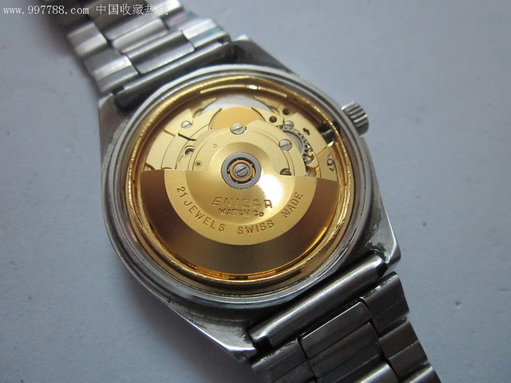 很新的英纳格男装全自动机械手表!机芯型号:2158/2846!机芯很新
