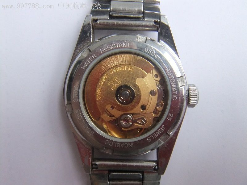 瑞士迪卡牌手表--(6504全自动25颗红宝石)