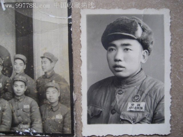 1951年参加抗美援朝前夕留念照片