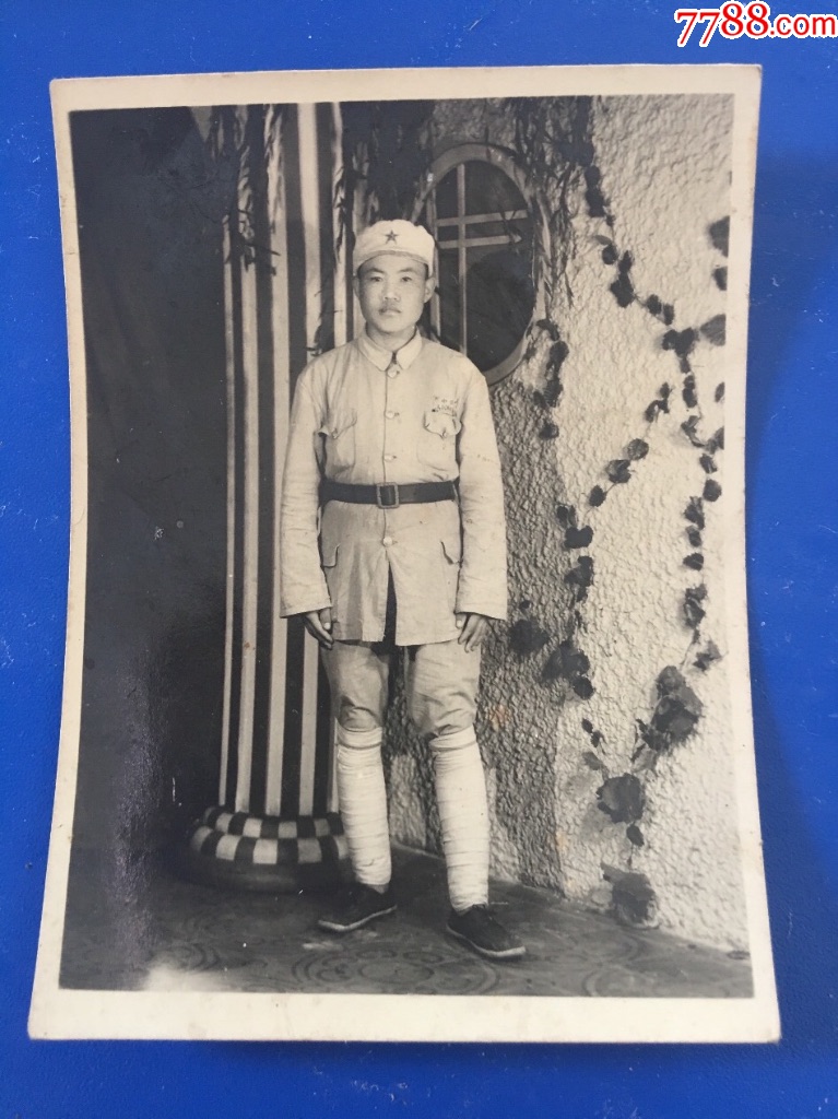 早期绑腿军人957公分泛银